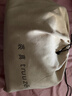 裘真植鞣（胎牛皮）双耳hobo包休闲单肩斜挎包大容量通勤包女七夕礼物 黑色（胎牛皮） 大包 实拍图