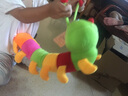 菲洛林 七彩毛毛虫毛绒玩具大号抱枕儿童生日礼物布娃娃创意 50cm 实拍图