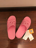 足间舞拖鞋男 夏季居家浴室防滑男女情侣洗澡凉拖鞋 厚底家用一字拖鞋2174/2174-1 粉色 37 实拍图