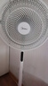 美的（Midea）【飓风节能】七叶柔风立式电风扇/家用轻音落地扇/台式小型风扇/大风力遥控定时摇头风扇 SAH35BSJ 实拍图
