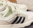 adidas ENTRAP美式校园风运动少年感复古篮球风板鞋男女阿迪达斯 白色/暗银金属/树脂黄   37 实拍图