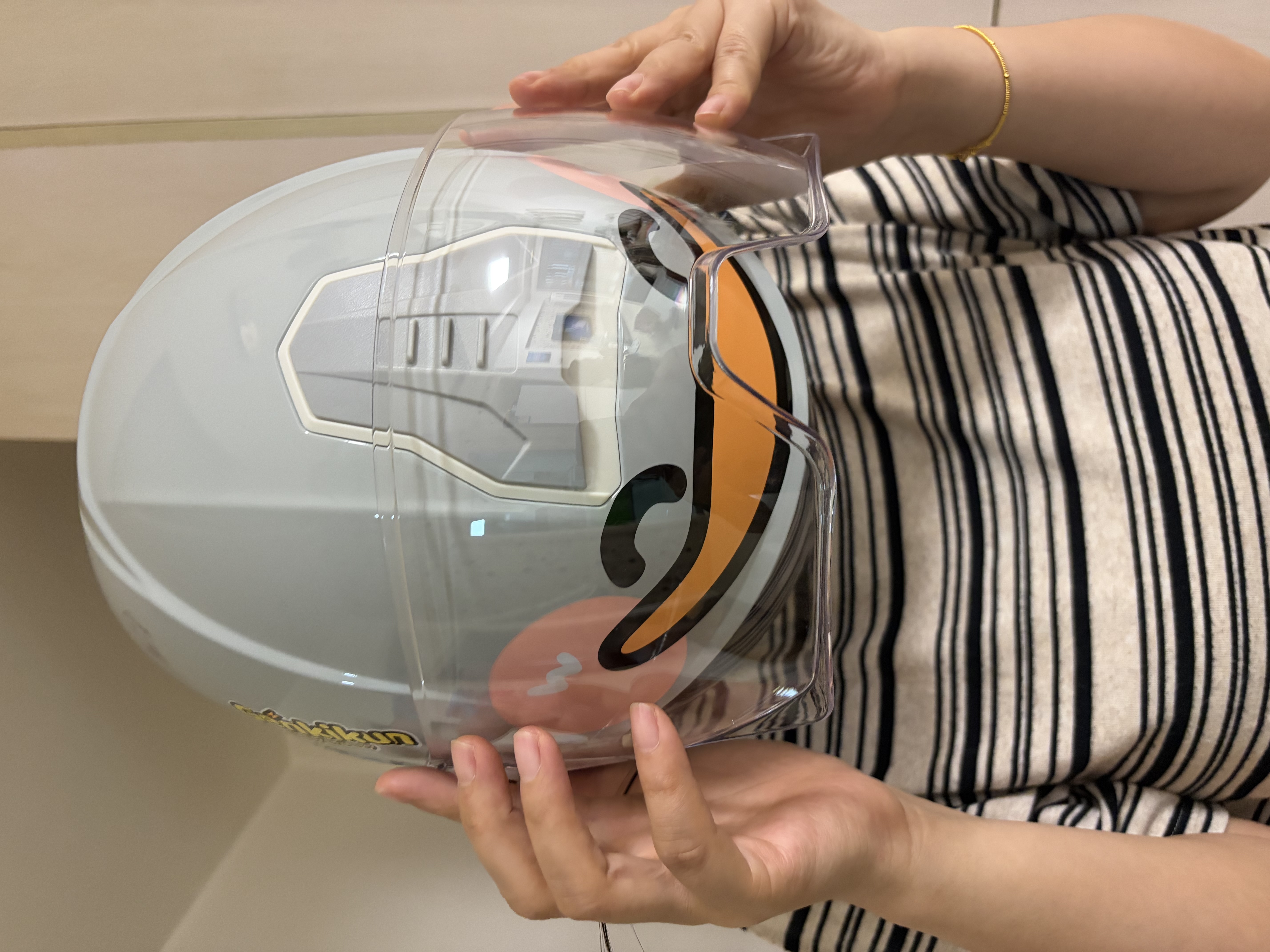 NEVA新款头盔电动车3c认证新国标A类电瓶车半盔男女士夏季双镜片安全帽 不压头大小可调 实拍图