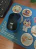 罗技（Logitech）M185鼠标 无线鼠标 办公鼠标 对称鼠标 黑色蓝边 带无线2.4G接收器 实拍图