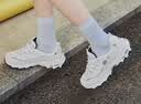 斯凯奇（Skechers）七夕情人节礼物小白熊女鞋夏季厚底百搭老爹鞋熊猫鞋休闲运动鞋 实拍图