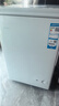 海尔（Haier）100L单温小冰箱冰柜小型家用小冰柜冷柜冷冻冷藏转换一级能效深冷减霜大容量BC/BD-100GHW9D 实拍图