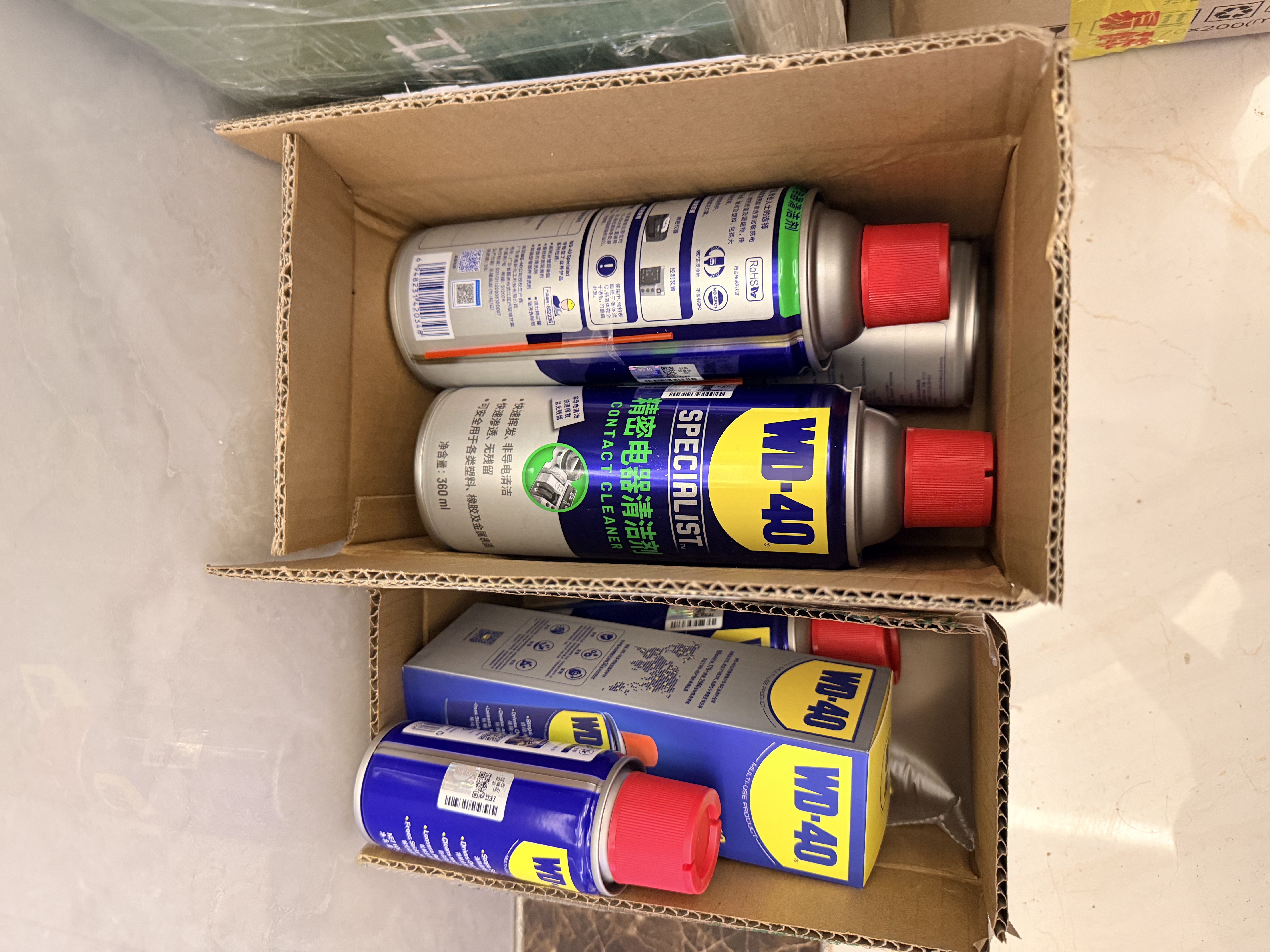 WD-40精密电器清洁剂洗板水机箱机械键盘清洁PS5/ns手柄漂移修复4瓶装 实拍图