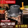 百磨百樂复古小石磨家用磨盘老石磨青石石磨家用磨盘手工石磨家用豆浆机 17*27木柄（儿童版） 实拍图