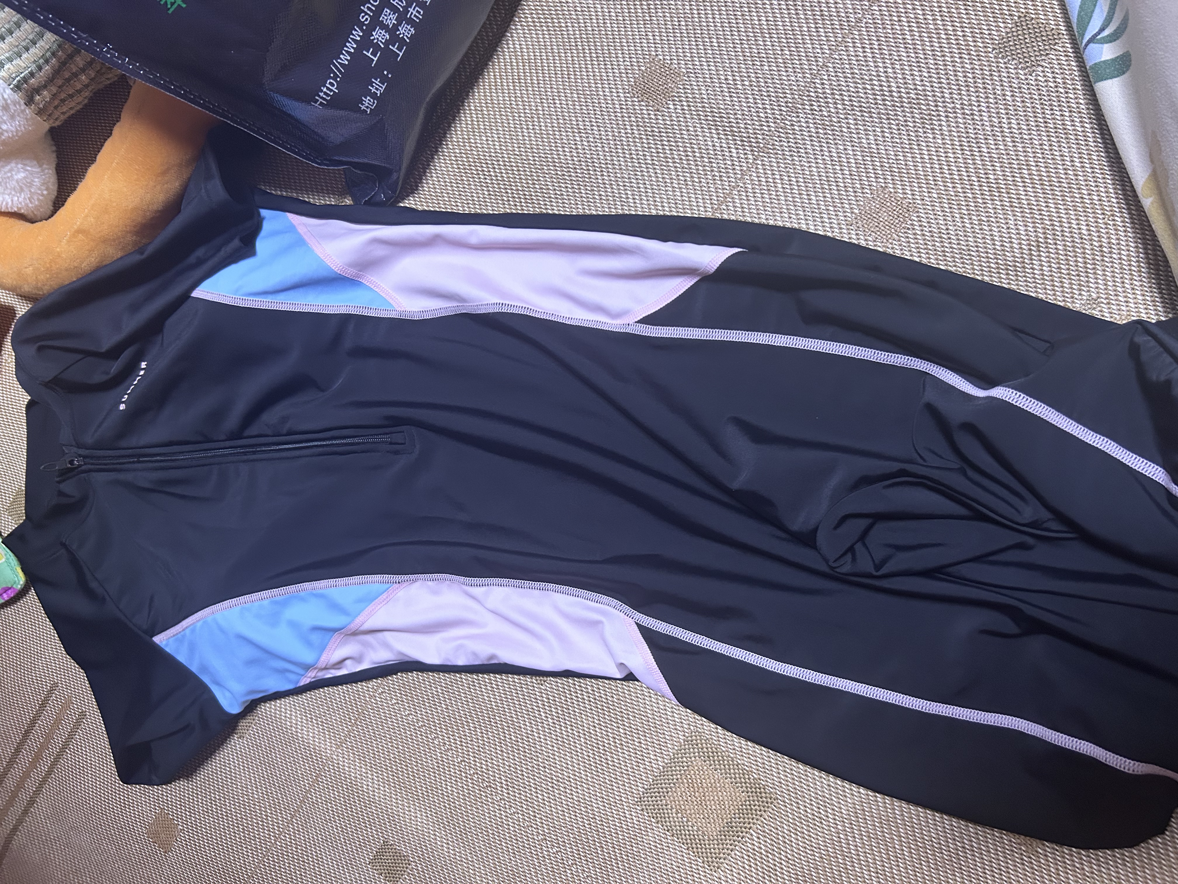 361°游泳衣女士保守连体五分2026新款平角专业竞速训练显瘦泳衣运动 实拍图