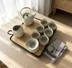 京东京造功夫茶具套装礼物实用家用茶杯茶壶带茶盘 米黄汝窑提梁壶12件套 实拍图