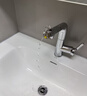 恒洁（HEGII）面盆水龙头 卫生间浴室柜抽拉式升降漱口水冷热水龙头HMF929B-115 实拍图