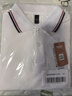 罗蒙男童短袖polo衫校园服饰春夏新款T恤女童班服 白色短袖POLO衫 140 实拍图