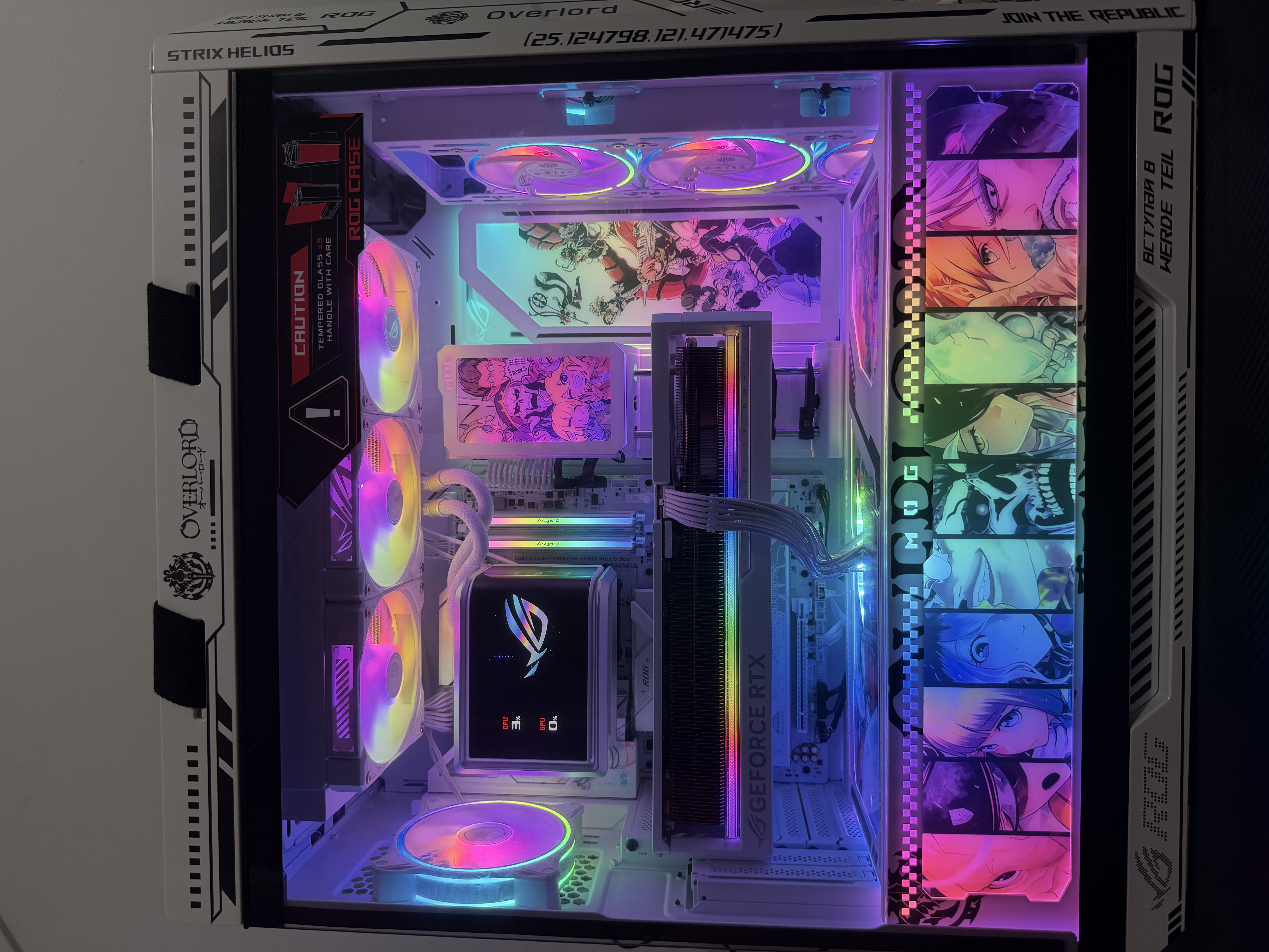 华硕ROG全家桶R7 9800x3d 9850x3d主机RTX5070ti 5080 5090夜神显卡 直播设计渲染diy台式组装电脑整机 R7 9850x3d主机+RTX5070TI丨三 实拍图