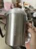 美厨（MAXCOOK）316不锈钢水杯 双层泡茶杯口杯儿童学生带盖手柄400ml  MCB1112 实拍图