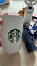 星巴克（Starbucks）雪地白不锈钢咖啡杯355ml保温保冷车载水杯子男女神礼物 实拍图