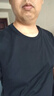 京东京造【超轻舒适】t恤男短袖男士t恤衣服春季休闲打底 黑色 XL 实拍图