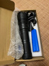 微笑鲨 白激光手电筒强光超亮户外远射应急充电超长续航大功率LED 长款【肩带挂绳+18650A电*8】 实拍图