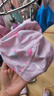 李宁（LI-NING）儿童泳帽男女童柔软舒适可爱游泳帽卡通印花布帽6051粉 实拍图