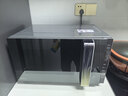 美的（Midea）微波炉烤箱一体机 900W变频 光波炉烧烤 智能湿度感应/智能解冻/25升平板/一级能效（X3-233A） 金色 实拍图