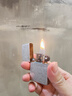 ZIPPO打火机之宝防风煤油 仿古银 生日礼物送男友送老公 含油套装 实拍图