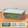 禧天龙冰箱保鲜盒食品级冰箱收纳盒塑料密封盒蔬菜水果冷冻盒 8L 1个 实拍图