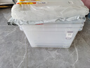 Cetomo 透明收纳箱特大号整理箱带轮外体积60L 53*38.5*31cm 1个装 实拍图