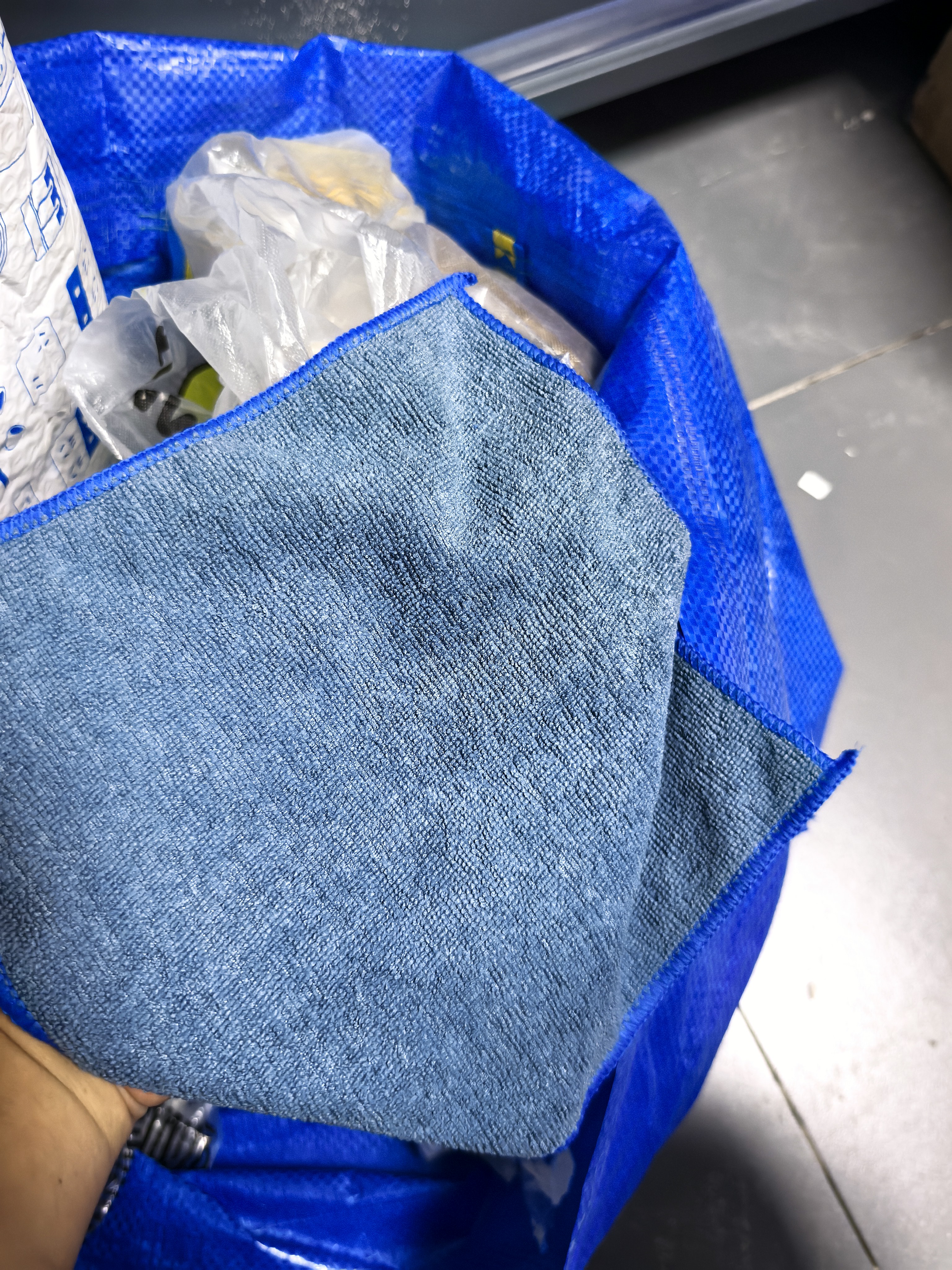 雅高超细纤维抹布25*25cm10片厨房家政保洁清洁吸水擦桌不易掉毛 实拍图