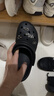 卡骆驰（CROCS）白鹿同款经典云朵洞洞鞋时尚百搭女鞋花园鞋|206750 黑色-001(含智必星) 38 (240mm) 实拍图