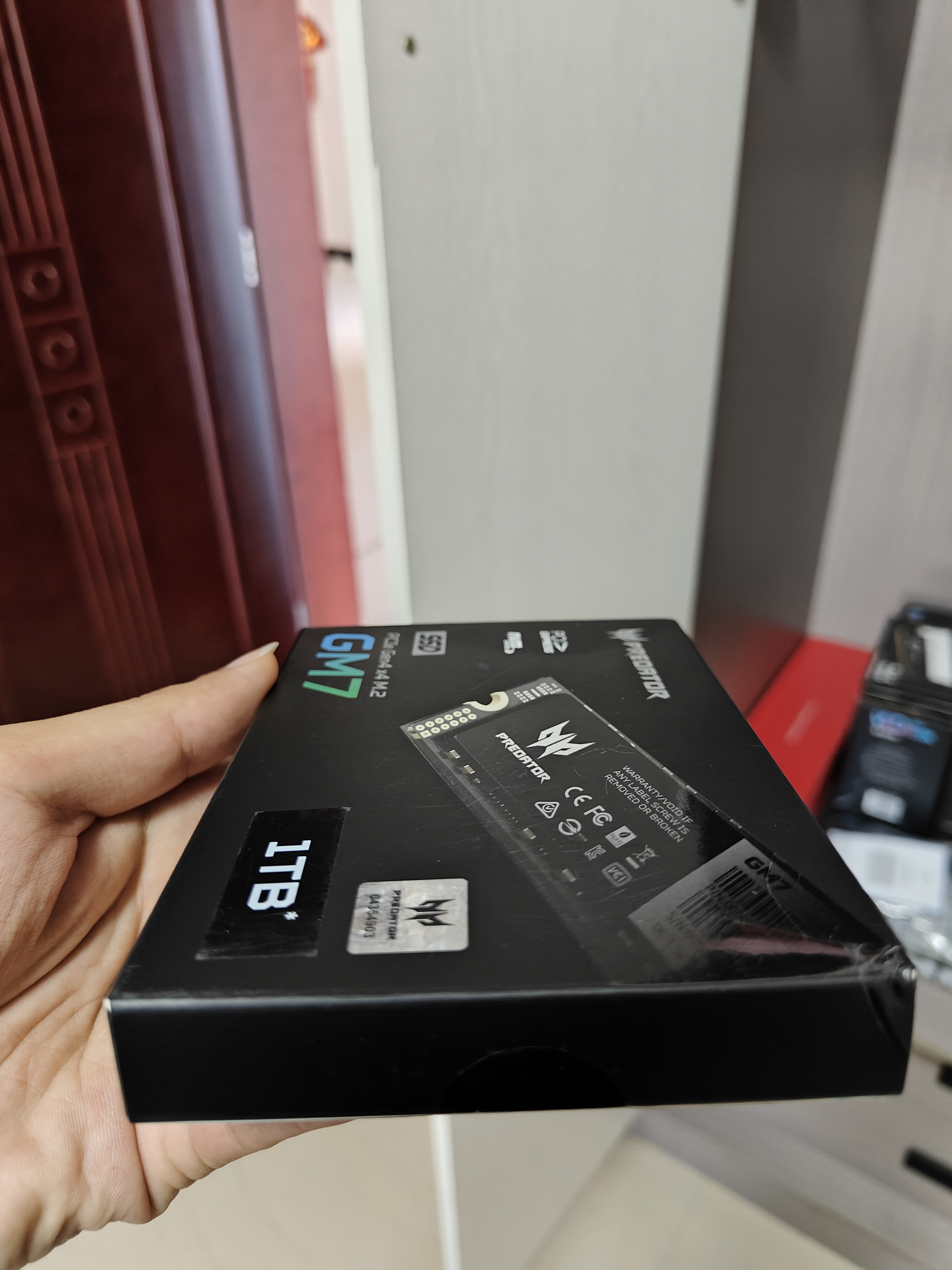 宏碁掠夺者（PREDATOR）1TB SSD固态硬盘 M.2接口(NVMe协议) GM7系列｜NVMe PCIe 4.0读速7200MB/s  AI电脑存储配件 实拍图
