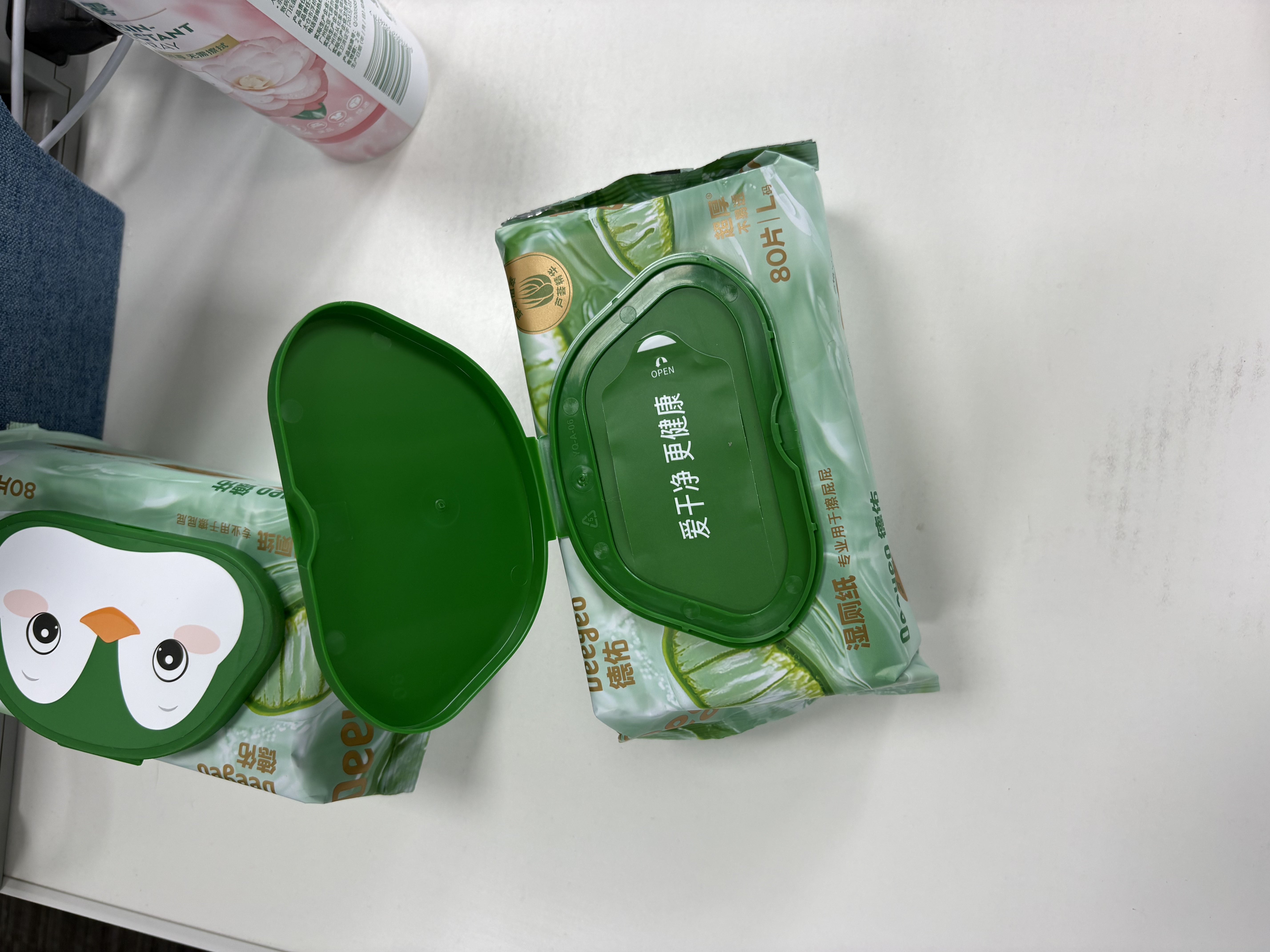 德佑芦荟湿厕纸80抽10包家庭装 厕所湿纸巾湿厕用纸厕纸卫生纸可冲散 实拍图