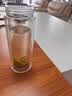 希诺双层玻璃杯高档商务办公车载水杯男家用透明泡茶杯子 345mL 实拍图