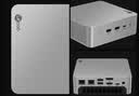 来酷（Lecoo）MINI PRO主机商务迷你台式机电脑(R7-8745H 24G内存 512G SSD )水月银 实拍图