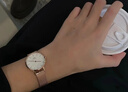 丹尼尔惠灵顿（DanielWellington）DW手表女 简约时尚欧美腕表石英女士手表 七夕礼物送女友 【霸榜热销】白盘玫瑰金钢带 实拍图