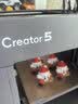 闪铸科技Creator5 3D打印机家用C5金刚狼4喷头5倍高效多色FDM三d立体0冲刷废料智能检测快拆喷嘴自动补偿 实拍图