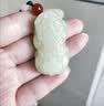珪宝和田玉貔貅吊坠男女玉坠玉佩青白玉背钱皮丘玉石项链玉器挂件礼物 实拍图