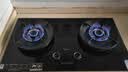 美的（Midea）【天然气】家用5.2KW大火力燃气灶双边定时防干烧灶台嵌两用搭配蒸汽洗系列灶小西梅 JZT-AK11 实拍图