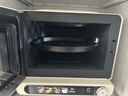 美的（Midea）小滋味2.0微烤炸一体机 彩膜触控变频平板顶部烤管热风微波炉电烤箱空气炸一体2026新款F15 实拍图