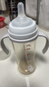 贝亲（Pigeon）自然成长翻盖直饮吸管 大童奶瓶330ml 经典款 18月+  AA278 实拍图