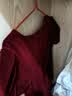 衣诺坊儿童礼服长裙酒红色六一演出服公主裙 酒红泡泡袖 170码 实拍图