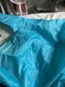 三峰出 三峰雨衣 三峰户外登山徒步 轻量化 男女通用雨衣 袖子款 210T湖蓝色L码袖子款 实拍图