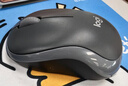 罗技（Logitech）M185鼠标 无线鼠标 办公鼠标 对称鼠标 黑色灰边 带无线2.4G接收器 实拍图