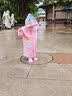 牧萌儿童雨鞋男童女童防水立体宝宝防滑耐磨卡通雨靴 粉色独角兽 16码 实拍图