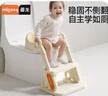 曼龙儿童阶梯坐便器多功能楼梯式可折叠踩脚凳洗漱凳坐便凳生日礼物 实拍图