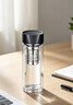 膳魔师（THERMOS）耐热玻璃水杯男女双层带滤网泡茶水杯子TCGB-400ml 金色GD 400ml 实拍图