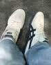 Onitsuka Tiger鬼塚虎男女款复古德训鞋轻便透气运动休闲板鞋TOKUTEN 1183B938 白色/黑色 38 实拍图