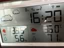 多利科（Dretec）多利科大屏智能气象时钟室外天气室内温湿度闹钟功能巨大屏座钟挂钟顶配开学季 实拍图
