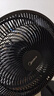 美的（Midea）【超级单品】七叶轻音立式电风扇家用柔风落地扇台式桌面小型风扇大风量节能摇头宿舍电扇 SAF30AB 实拍图