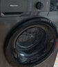 海信（Hisense）全自动滚筒单洗洗衣机 12KG大容量 超薄高洗净比 家用租房WF120A1S 升级款以旧换新家电补贴 实拍图