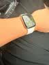 Apple/苹果 Watch S11 智能手表GPS款46毫米银色铝金属表壳雾紫色运动型表带M/L MEVX4CH/B 实拍图