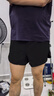 佑游游泳裤男款短裤防尴尬男士游泳馆训练泳帽泳裤二件套24007黑色3XL 实拍图