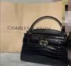 CHARLES&KEITH鳄鱼纹手提包斜挎婚包包女包生日礼物送女友CK2-50270880-1 实拍图